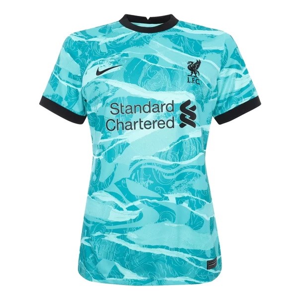 Camiseta Liverpool 2ª Mujer 2020 2021 Verde